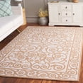 thumbnail image 1 of Safavieh Chelsea Aragon Oriental Wool Area Rug, Ivory/Gold, 6' x 9', 1 of 13