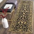 thumbnail image 1 of Safavieh Chelsea Aragon Oriental Wool Runner Rug, Black, 2'6" x 10', 1 of 12