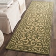thumbnail image 1 of Safavieh Chelsea Aragon Oriental Wool Runner Rug, Yellow/Light Green, 2'6" x 10', 1 of 11