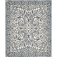 thumbnail image 1 of SAFAVIEH Chelsea Aragon Oriental Wool Area Rug, Ivory/Dark Blue, 8' x 10', 1 of 10
