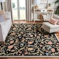 thumbnail image 1 of Safavieh Chelsea Baxter Bordered Wool Area Rug, Black, 10' x 14', 1 of 11