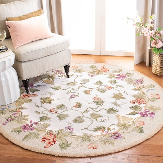 Safavieh Chelsea Beaufort Oriental Area Rug, Ivory, 8' x 8' Round