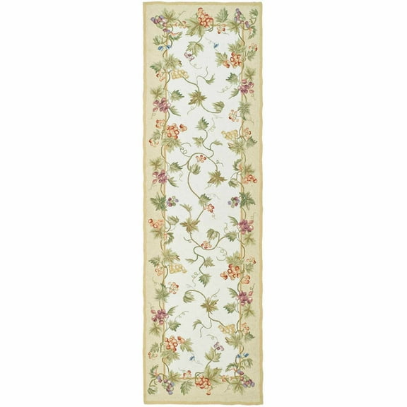 SAFAVIEH Chelsea Beaufort Oriental Runner Rug, Ivory, 2'6" x 10'