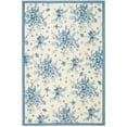 thumbnail image 1 of SAFAVIEH Chelsea Benedict Floral Wool Area Rug, Ivory/Blue, 5'3" x 8'3", 1 of 10