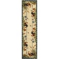thumbnail image 1 of SAFAVIEH Chelsea Benedict Floral Wool Runner Rug, Ivory/Gold, 2'6" x 8', 1 of 10