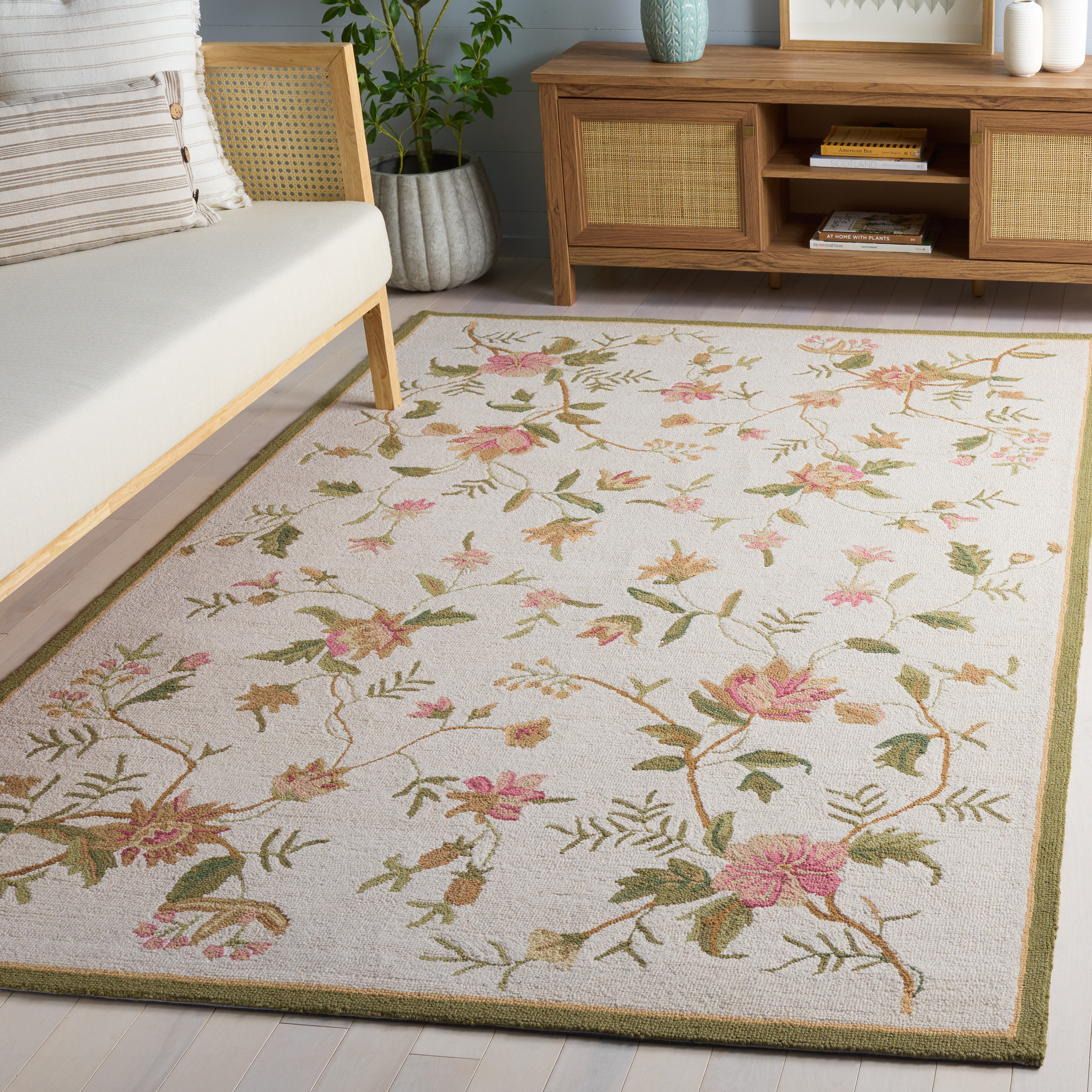 Safavieh Chelsea Beryl Bordered Wool Area Rug, Ivory, 2'9" x 4'9"