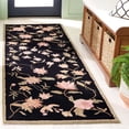thumbnail image 1 of Safavieh Chelsea Beryl Bordered Wool Runner Rug, Black, 2'6" x 6', 1 of 12