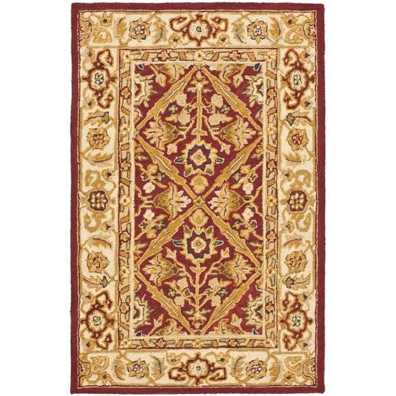 Safavieh Chelsea Bevin Oriental Area Rug, Ivory/Red, 5'3" x 8'3"