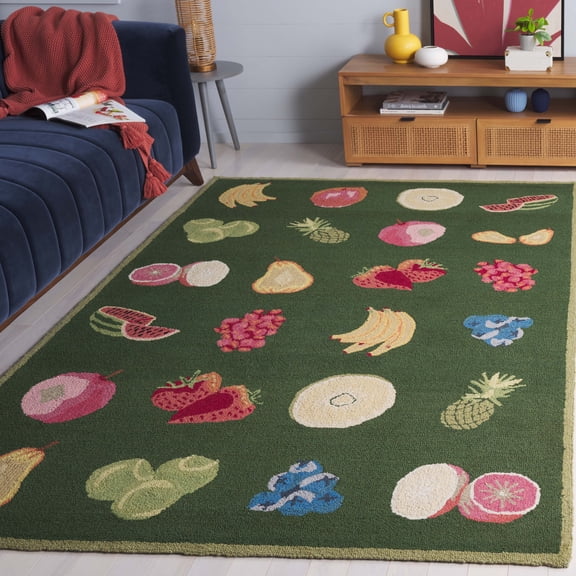 Safavieh Chelsea Brittania Bordered Area Rug, Hunter Green, 3'9" x 5'9"