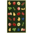 thumbnail image 1 of SAFAVIEH Chelsea Brittania Fruit Lovers Wool Area Rug, Hunter Green, 6' x 9', 1 of 11