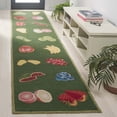 thumbnail image 1 of Safavieh Chelsea Brittania Bordered Runner Rug, Hunter Green, 2'6" x 10', 1 of 12