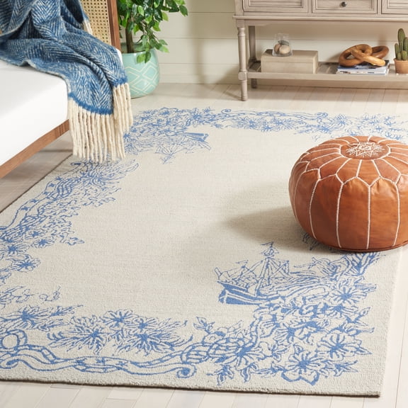 Safavieh Chelsea Chauncey Floral Area Rug, Blue/Gray, 5' x 8'