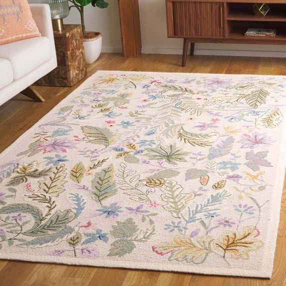 Safavieh Chelsea Cirino Bordered Area Rug, Ivory/Multi, 3'9" x 5'9"