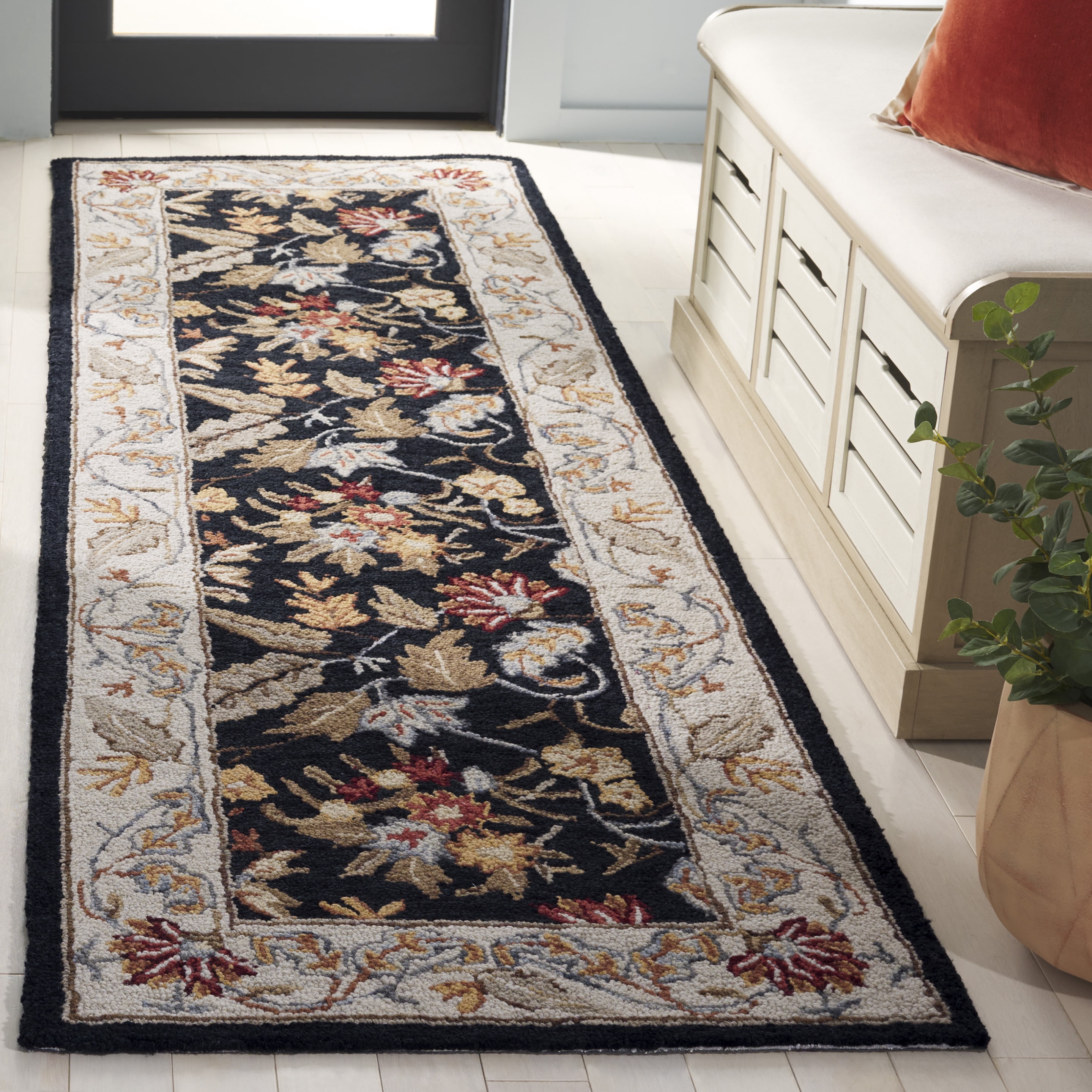 Safavieh Chelsea Alaia Oriental Runner Rug, Black, 2'6" x 22'