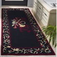 thumbnail image 1 of Safavieh Chelsea Festive Bordered Runner Rug, Black, 2'6" x 6', 1 of 7