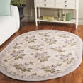thumbnail image 1 of Safavieh Chelsea Barnes Bordered Area Rug, Ivory, 4'6" x 6'6" Oval, 1 of 11