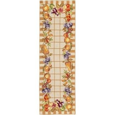 SAFAVIEH Chelsea Collection HK66B Hand-hooked Yellow Rug
