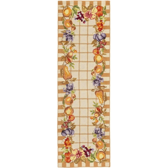 SAFAVIEH Chelsea Collection HK66B Hand-hooked Yellow Rug