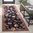 thumbnail image 1 of Safavieh Chelsea Cordelia Floral Runner Rug, Black/Brown, 2'6" x 8', 1 of 10