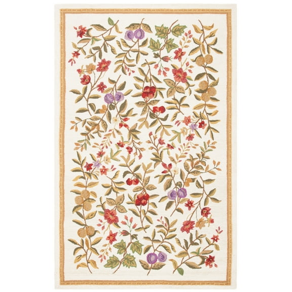 SAFAVIEH Chelsea Dania Bordered Area Rug, Ivory, 9' x 12'