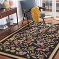 thumbnail image 1 of Safavieh Chelsea Dania Bordered Area Rug, Black, 1'8" x 2'6", 1 of 11