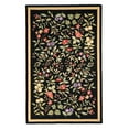 thumbnail image 1 of SAFAVIEH Chelsea Dania Floral Wool Area Rug, Black, 2'6" x 4', 1 of 4