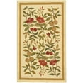 thumbnail image 1 of SAFAVIEH Chelsea Dania Floral Wool Area Rug, Ivory, 5'3" x 8'3", 1 of 3