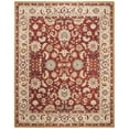 thumbnail image 1 of SAFAVIEH Chelsea Daragh Traditional Wool Area Rug, Red/Ivory, 5'3" x 8'3", 1 of 4