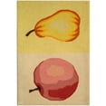 thumbnail image 1 of SAFAVIEH Chelsea Davena Fruit Lovers Wool Area Rug, Ivory, 1'8" x 2'6", 1 of 2