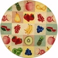 thumbnail image 1 of Safavieh Chelsea Davena Bordered Wool Area Rug, Ivory, 3' x 3' Round, 1 of 6