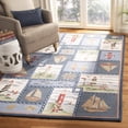 thumbnail image 1 of Safavieh Chelsea Dawson Geometric Wool Area Rug, Blue, 2'6" x 4', 1 of 11
