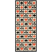 Safavieh Chelsea Decker Bordered Runner Rug, Ivory, 2'6" x 8'