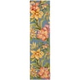 thumbnail image 1 of SAFAVIEH Chelsea Ema Floral Wool Runner Rug, Blue, 2'6" x 12', 1 of 10