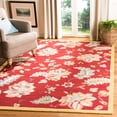 thumbnail image 1 of Safavieh Chelsea Emmet Bordered Wool Area Rug, Red, 8' x 10', 1 of 9