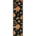 thumbnail image 1 of SAFAVIEH Chelsea Emmet Floral Wool Runner Rug, Black, 2'6" x 10', 1 of 8