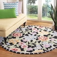 thumbnail image 1 of Safavieh Chelsea Endika Floral Area Rug, Black, 5'6" x 5'6" Round, 1 of 10