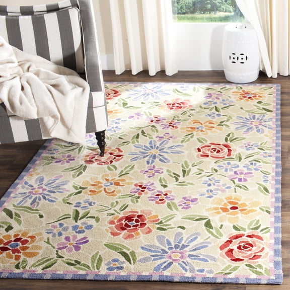 Safavieh Chelsea Endika Floral Area Rug, Ivory, 9' x 12'