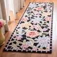 thumbnail image 1 of Safavieh Chelsea Endika Floral Runner Rug, Black, 2'6" x 8', 1 of 10