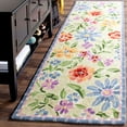 thumbnail image 1 of SAFAVIEH Chelsea Endika Floral Wool Runner Rug, Ivory, 2'6" x 10', 1 of 7