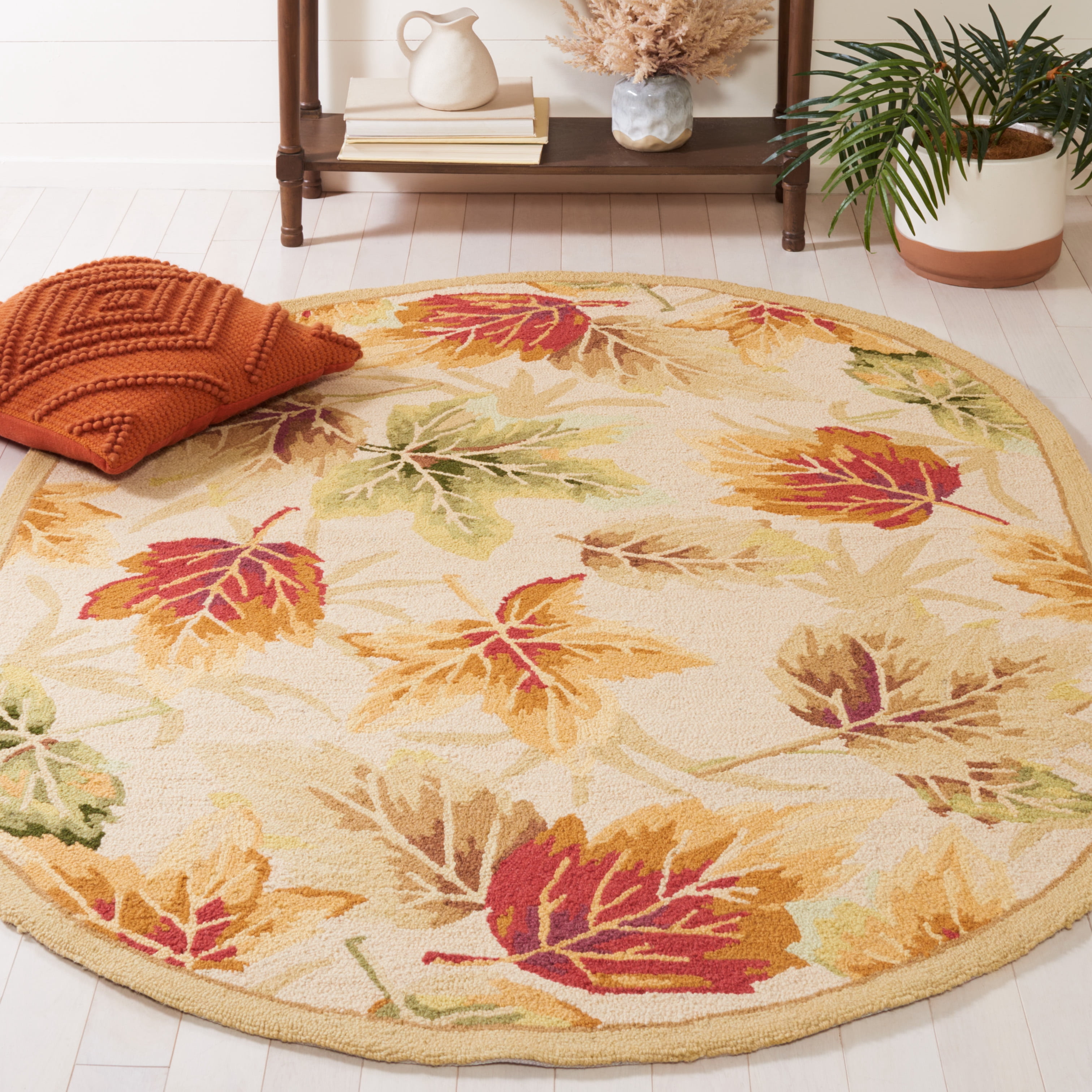 Safavieh Chelsea Enric Floral Area Rug, Ivory, 7'6" x 9'6" Oval