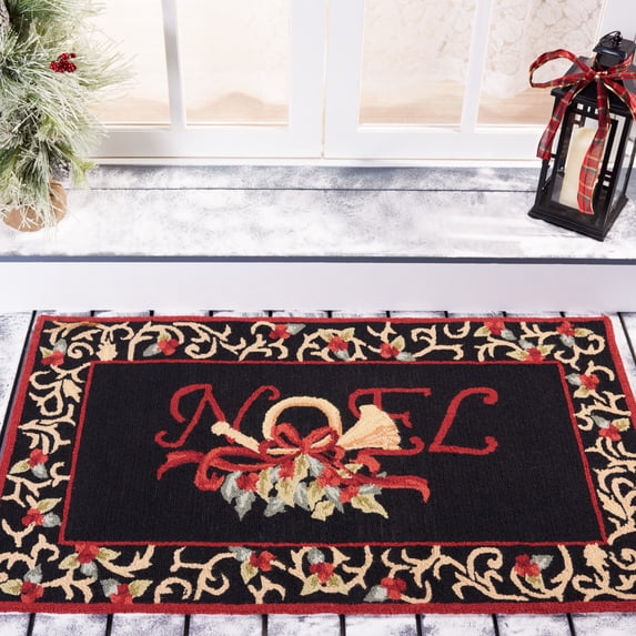 Safavieh Chelsea Festive Bordered Area Rug, Black, 3'9" x 5'9"