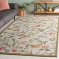 thumbnail image 1 of Safavieh Chelsea Georgiana Bordered Wool Area Rug, Ivory/Sage, 6' x 9', 1 of 10