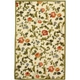 thumbnail image 1 of SAFAVIEH Chelsea Georgiana Floral Wool Area Rug, Ivory, 3'9" x 5'9", 1 of 10