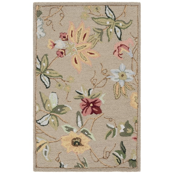 Safavieh Chelsea Gisselle Bordered Wool Area Rug, Beige, 2'9" x 4'9"