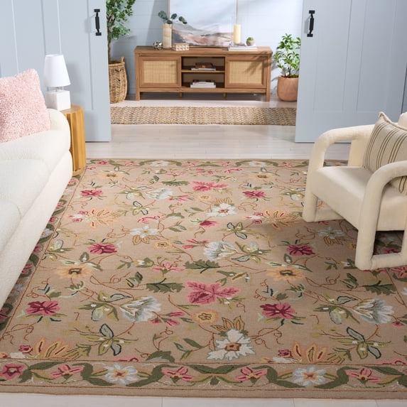 Safavieh Chelsea Gisselle Bordered Wool Area Rug, Beige, 2' x 3'