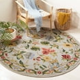 thumbnail image 1 of Safavieh Chelsea Gisselle Bordered Wool Area Rug, Gray, 3' x 3' Round, 1 of 7