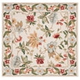 thumbnail image 1 of Safavieh Chelsea Gisselle Bordered Wool Area Rug, Ivory, 3' x 3' Square, 1 of 10