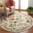 thumbnail image 1 of Safavieh Chelsea Gisselle Bordered Wool Area Rug, Ivory, 8' x 8' Round, 1 of 11