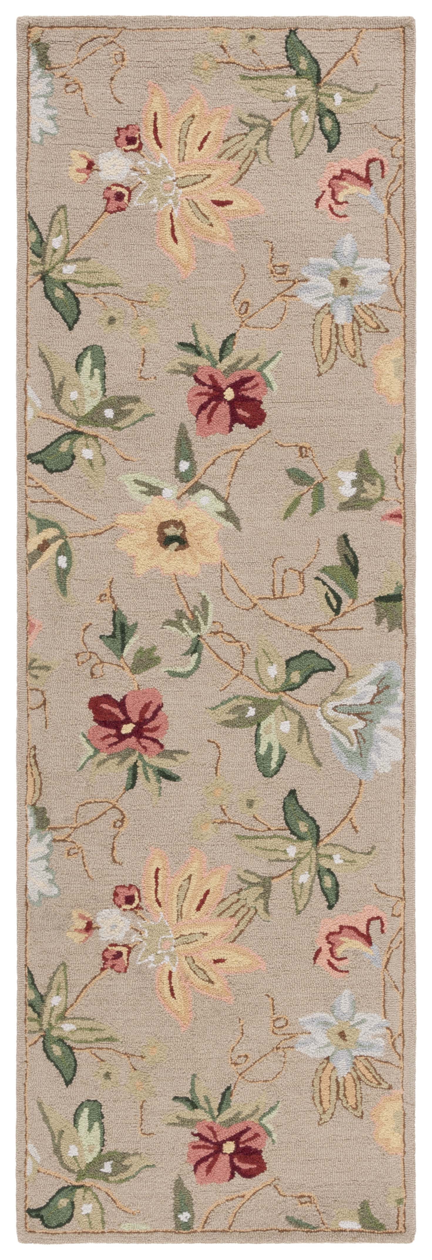 Safavieh Chelsea Gisselle Bordered Wool Runner Rug, Beige, 2'6" x 8'