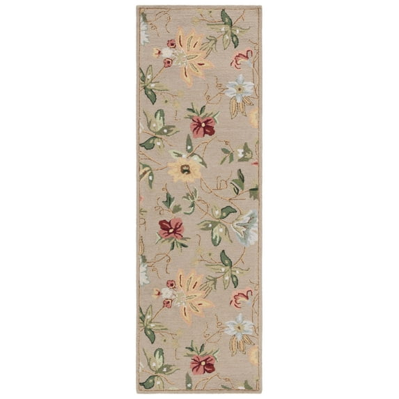 Safavieh Chelsea Gisselle Bordered Wool Runner Rug, Beige, 2'6" x 8'